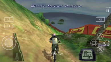 Screenshot of downhill domination on aethersx2