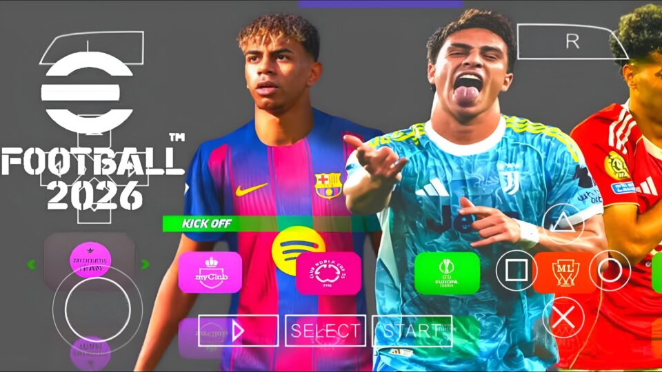 eFootball 2026 PPSSPP Zip File Download