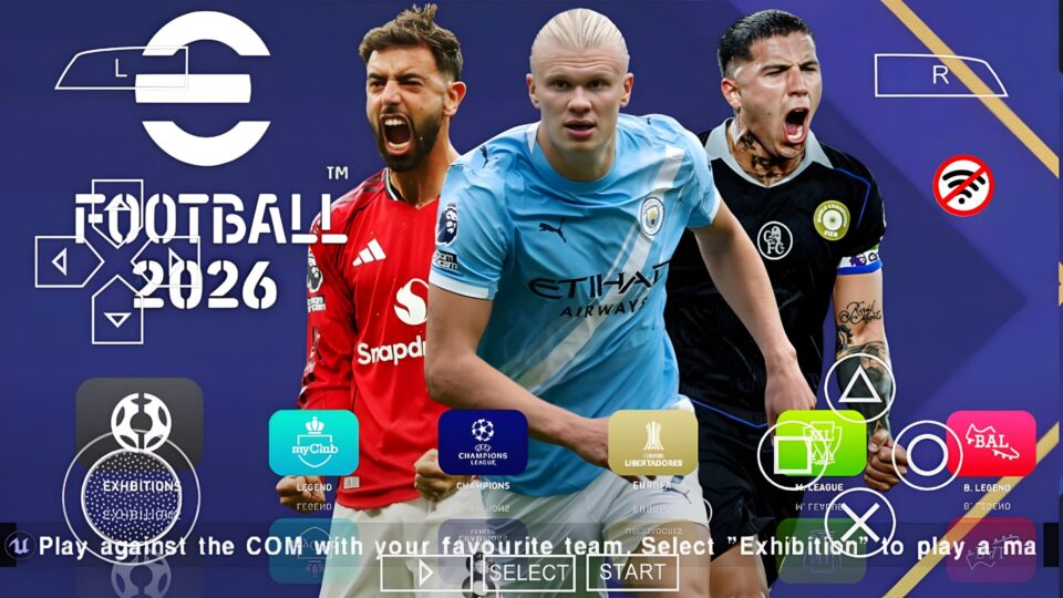Efootball 2026-2027 Lite PPSSPP 500MB